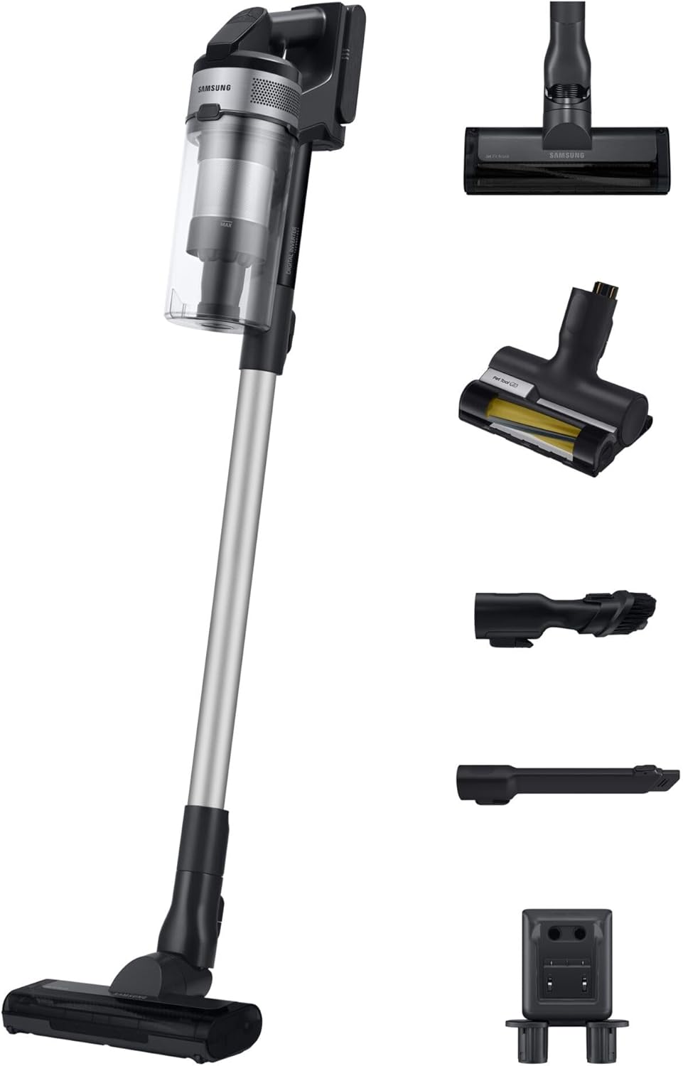 Samsung aspirateur balai sans fil, Noir, Aspirateur Balai Jet 65 Pet VS15A60BGR5