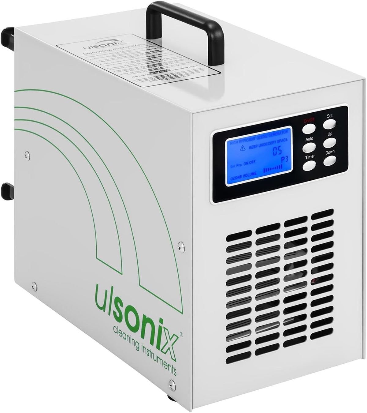 Ulsonix groupe électrogène, 20G, 170 W, Blanc, AIRCLEAN Générateur d'ozone Industrielle (20.000 mg par heure