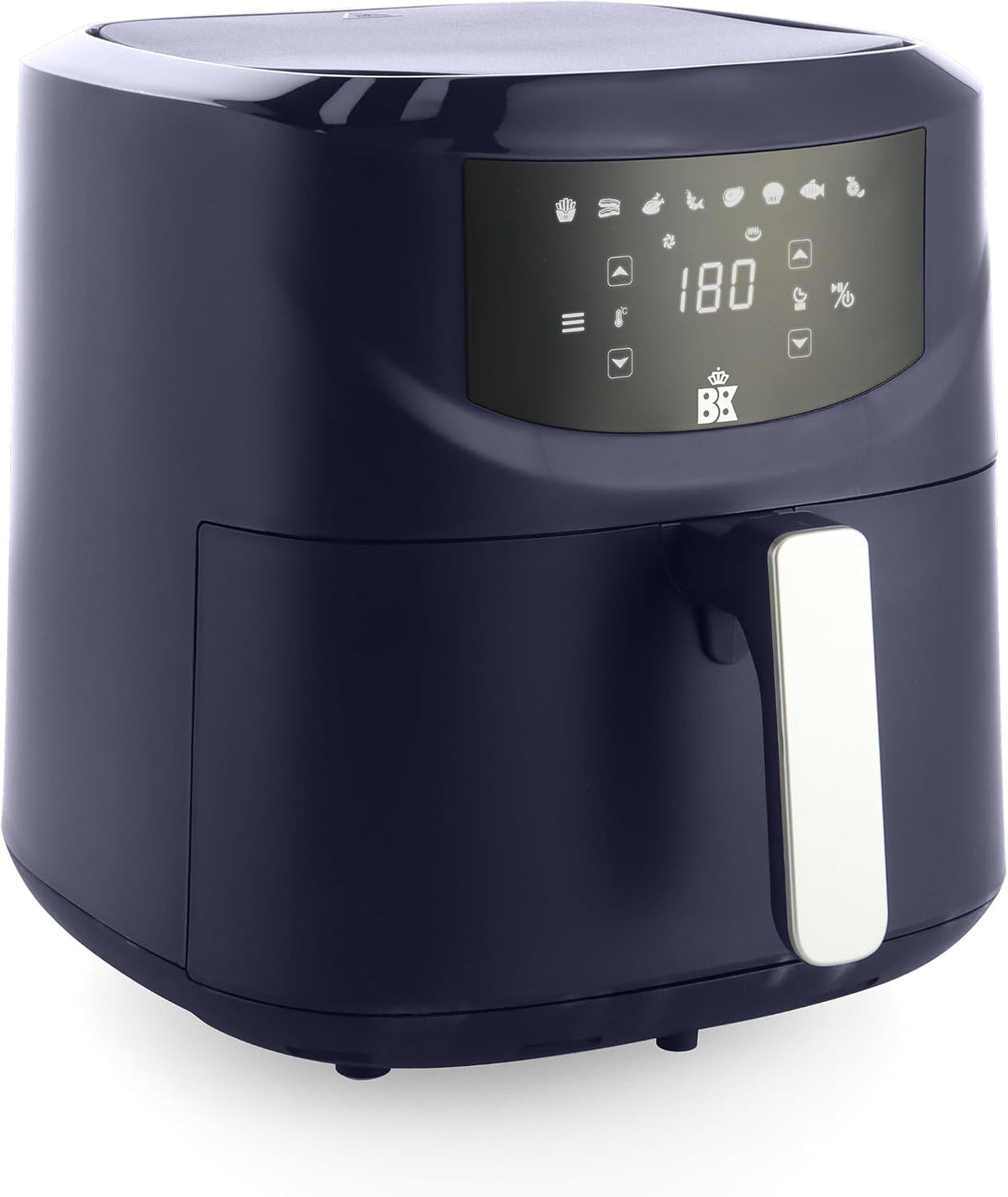 Peter Goossens friteuse à air chaud, 7,6 l, 2000 W, Bleu, BK Connect XXL marine foncé, 4 à 6 personnes, 8 programmes automatiques