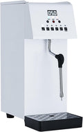 Hydravex Mousseurs à lait automatiques, 6 L, Argenté, Mousseur à lait et cuiseur vapeur professionnel, mousseur à lait électrique