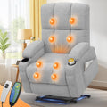 chaise sisolos, Gris, ports de charge USB + type C, 4 poches de rangement et 2 porte-gobelets