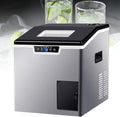 Générique machine à glaçons, 40 kg, 1,8 L, Noir, Professionnelle de comptoir, réservoir d'eau, 3 Tailles de glaçons Disponibles. Idéale pour la Maison