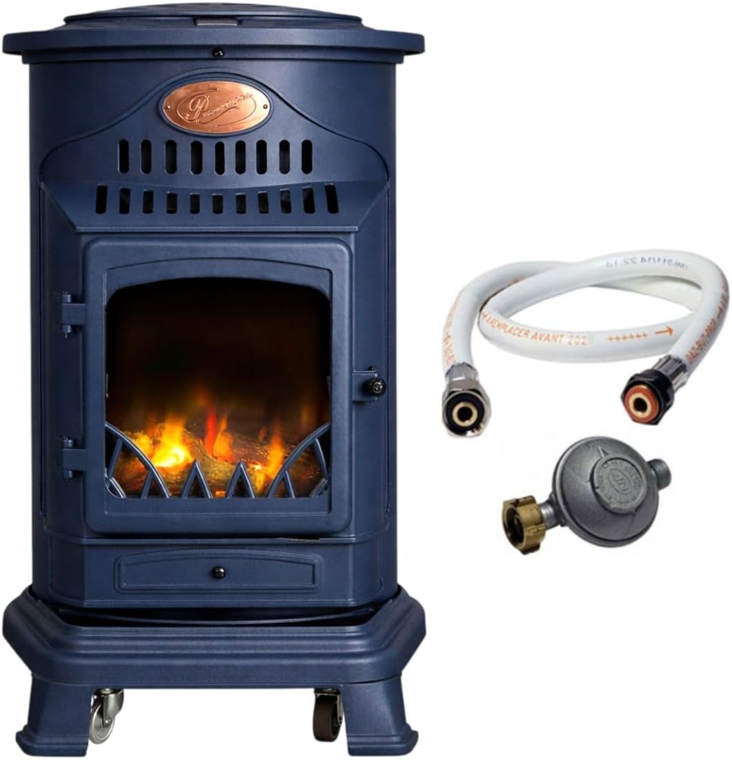Sahara Chauffage au gaz, 3,4 kW, Bleu