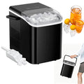 RSPPPJQ machine à glaçons, 59 dB, 110 W, 1,3 L, Gris, de comptoir avec réservoir d'eau, portable, panneau d'affichage autonettoyant à une touche