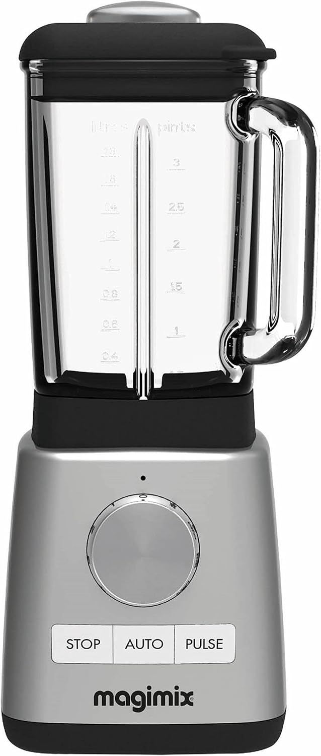 Magimix robot de cuisine, Noir, Blender Power Mixeur Professionnel 4 - Blender Électrique, Mixeur pour Smoothie