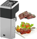 ZenSeFarin Bains-marie sous vide, 13x11x32 cm, 1600 W, 1600 W, Acier inoxydable, Noir, Cuiseur sous Vide Professionnel