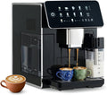 LIFEZEAL machine à café, 26,5 x 47 x 35,5 cm (L x l x H), 220-240 V / 50 Hz, 1,5 L, ABS, Noir, 15 Bars avec Moulin Ajustable à Grains