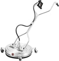 GDSKR nettoyeur haute pression, argenté et noir., Nettoyeur de sol professionnel en acier inoxydable, nettoyeur de surface