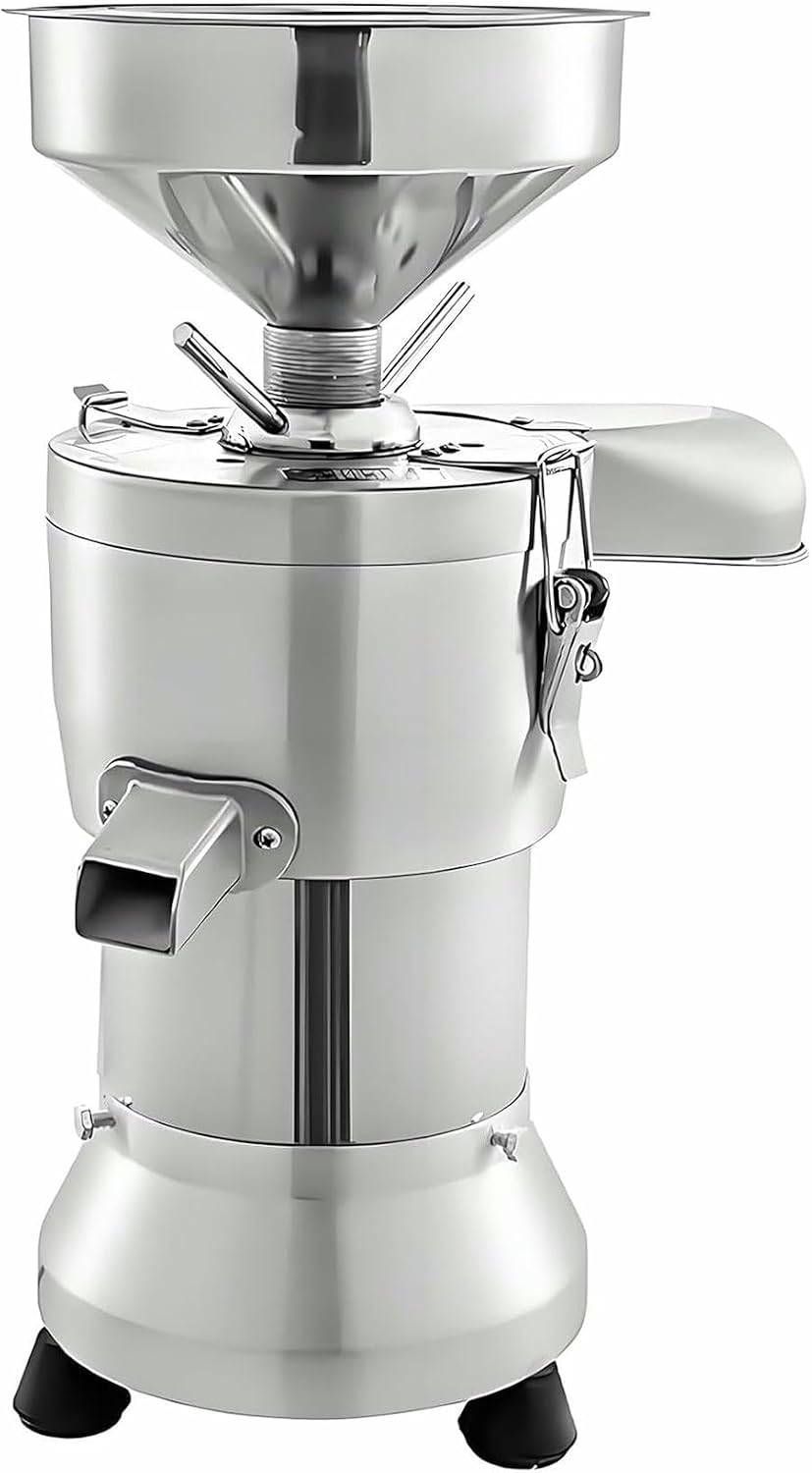 Machine broyeur, 1100 W, 25 kg, Argenté, à pudding au tofu, à lait de soja avec séparation des scories, capacité de /h