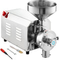 VEVOR broyeur, 3000 W, 100 kg, Argenté, Moulin à Grains Électrique pour Soja, à Épices Commercial Haute Vitesse