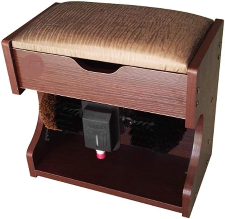 WQZStar Brosses à chaussures, 40 cm, 50 cm, Noir, Cireuse à chaussures électrique