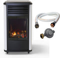 Sahara Chauffage au gaz, 3400 W, Blanc/Noir