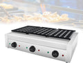 VEXYTRRON Machines à gaufres et croques, Argenté, Appareil à Takoyaki Professionnel/Machine à Mini Pancakes