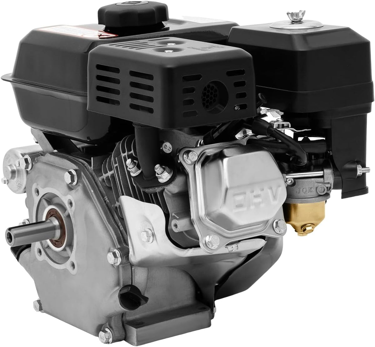 MIIWWOWO trancheuse électrique, 40 x 25,5 x 33 cm., 7,5 CV., 3000 W, aluminium, fer., noir., Moteur à essence monocylindre 7