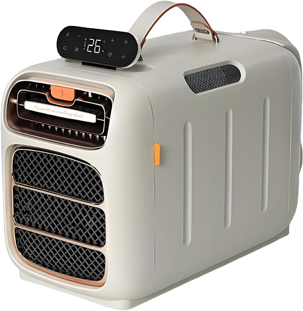 DNEPEI climatiseur portable, Blanc, Climatiseur Mobile, Refroidissement, Chauffage et déshumidification(3 en 1) Onlycooling