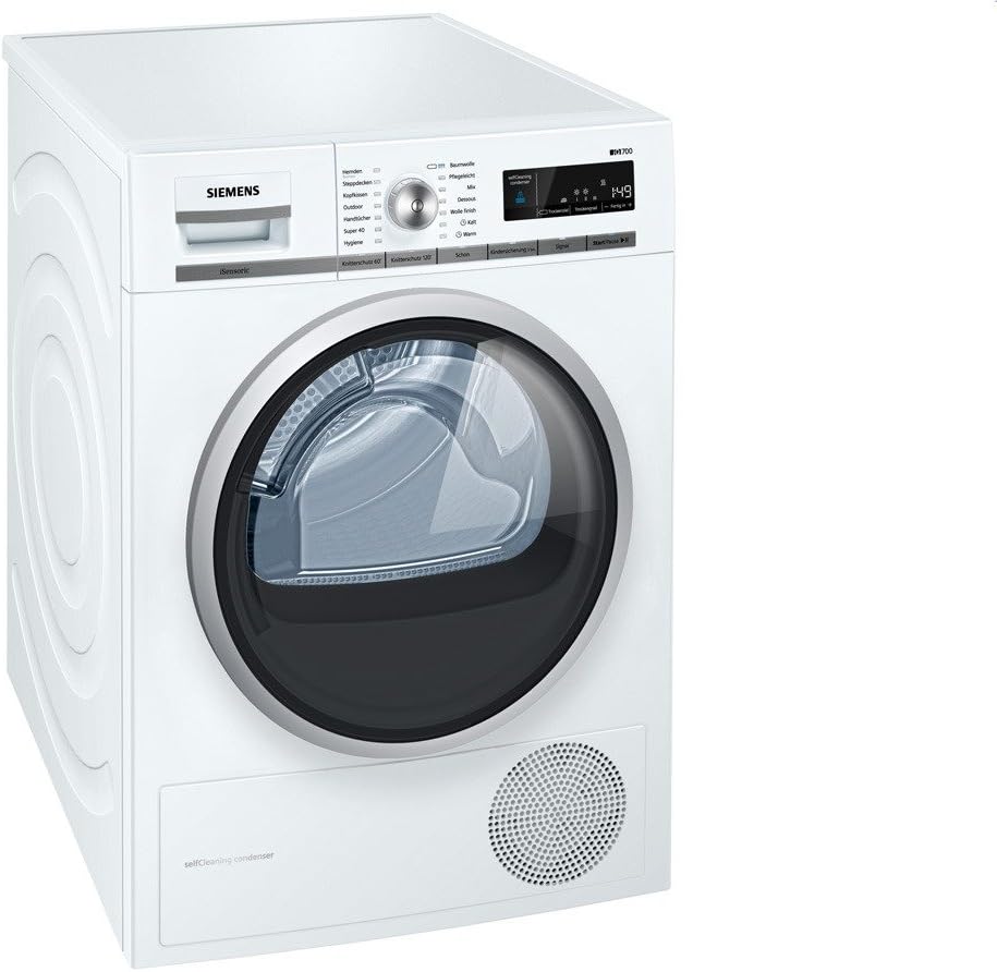 SIEMENS Sèche-linges à condensation, 8 kg, Blanc