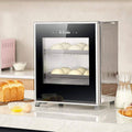 Qiang Boîtes à pain, 40l, Noir, Machine à Lever La Pâte électrique, Chambre De Pousse Boulangerie, Température Réglable 20 à 50°c