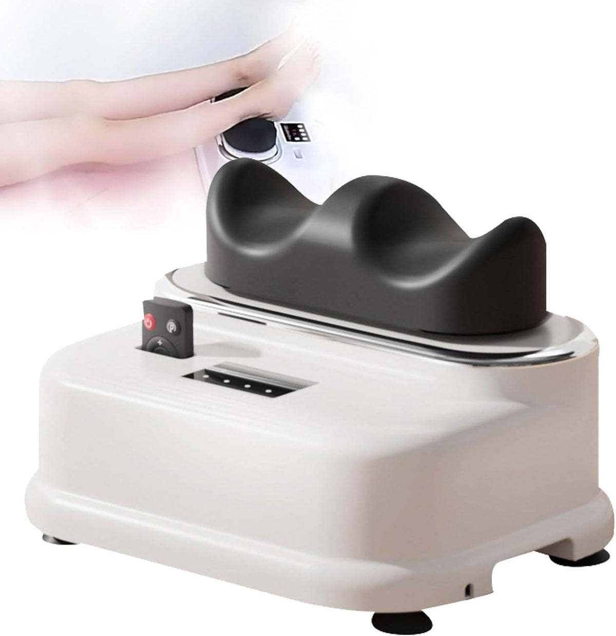 DHMYYXGS appareil de massage des pieds, Noir, Machine Circulation Sanguine Chi, Masseur Pieds Aérobie Électrique