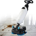 QJJML lave-linge, 43 Cm, 17 Pouces, 36 V, 10 Ah, Blanc, Autolaveuse À Batterie, Machine De Nettoyage De Sols Commerciale Autoportée De ( )