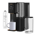 PHILIPS Carafes filtrantes, 2000 L, Noir, minéraux préservés, filtration RO 6-en-1, >110 contaminants réduits