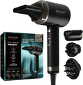 REVAMP Sèche-cheveux, Noir, Enigma Precision Ionique, Moteur Numérique Intelligent pour Séchage Rapide - Léger