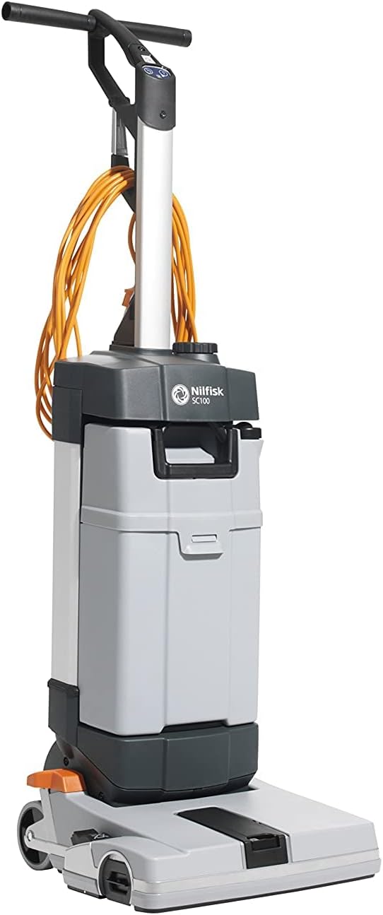 Nilfisk Robots aspirateurs, 31 cm, Noir, Machine à récurer SC100 E (nettoyage en profondeur dans les zones étroites