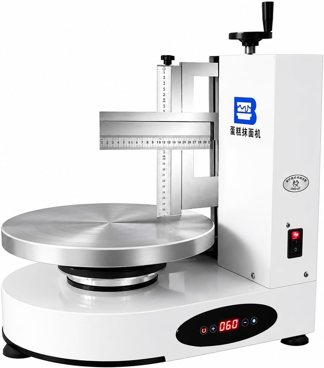 Plateau Machines à gâteaux, 50 x 37 x 48 cm., 200 W., AC 110 V/60 Hz ou AC 220 V/50 Hz., 35 cm, 30,5 cm, 304., Blanc