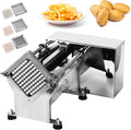 Aredwhiterui Coupe-frites, 60 W, 13 mm, 300 Kg, acier inoxydable, Argenté, Électrique Avec Lame De 6/9/, 200- /H Robuste Et Commerciale