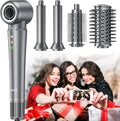 Bopcal Brosses électriques et soufflantes, 110000 RPM, Noir, Hair Styler 5 en 1, Seche Cheveux Professionnel