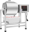 YyanLAK Hachoirs à viande, MWD-YZJ-D, 78 x 42 x 83 cm., 200 W., 220 V / 50 Hz., 38 l, acier inoxydable., Argenté, Mélangeur à viande électrique