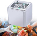 Refroidisseur sorbetière, Transparent, et givreur en verre CO2, instantané pour cocktails et verres à bière