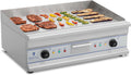 Royal Catering grill électrique, 75 x 40 cm, 2 x 3, 200 W, Noir, Plancha Double RCG 75 (Plaque, Surface de Cuisson Lisse