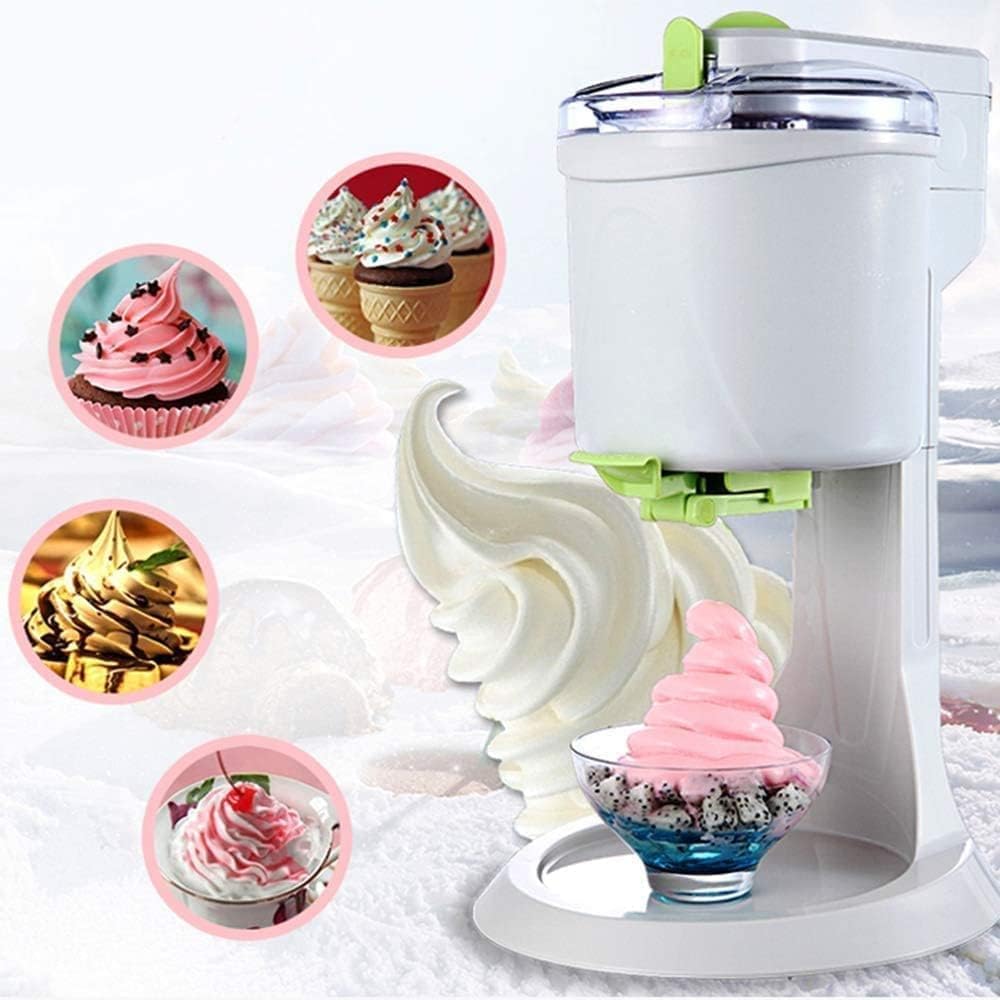 Samnuerly sorbetière, Noir, Machine à crème glacée Automatique, à Faire soi-même, Machine à cône de Neige électrique pour Rasoir à Glace