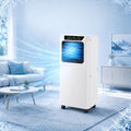 climatiseur portable FEIJDON, 9000 BTU, 49 DB, 18 m, Blanc, Climatiseur Mobile avec Déshumidificateur et roulettes