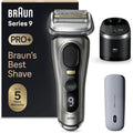 Braun Rasoirs à grille, Marron, Series 9 PRO+ 9575cc, Rasoir Électrique Pour Homme, 5 Éléments De Rasage, Tondeuse De Précision Intégrée