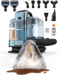 Aspiron nettoyeur vapeur, 20 KPA, 1600 W, 1,7 l, 300 ml, 5 m, Noir, Machine de nettoyage de moquette multifonction /