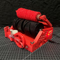 RKXKJ Pelotes de laine et fils, Noir, Rouge, Bobinoir Électrique, Enrouleur Automatique, Vitesse Réglable