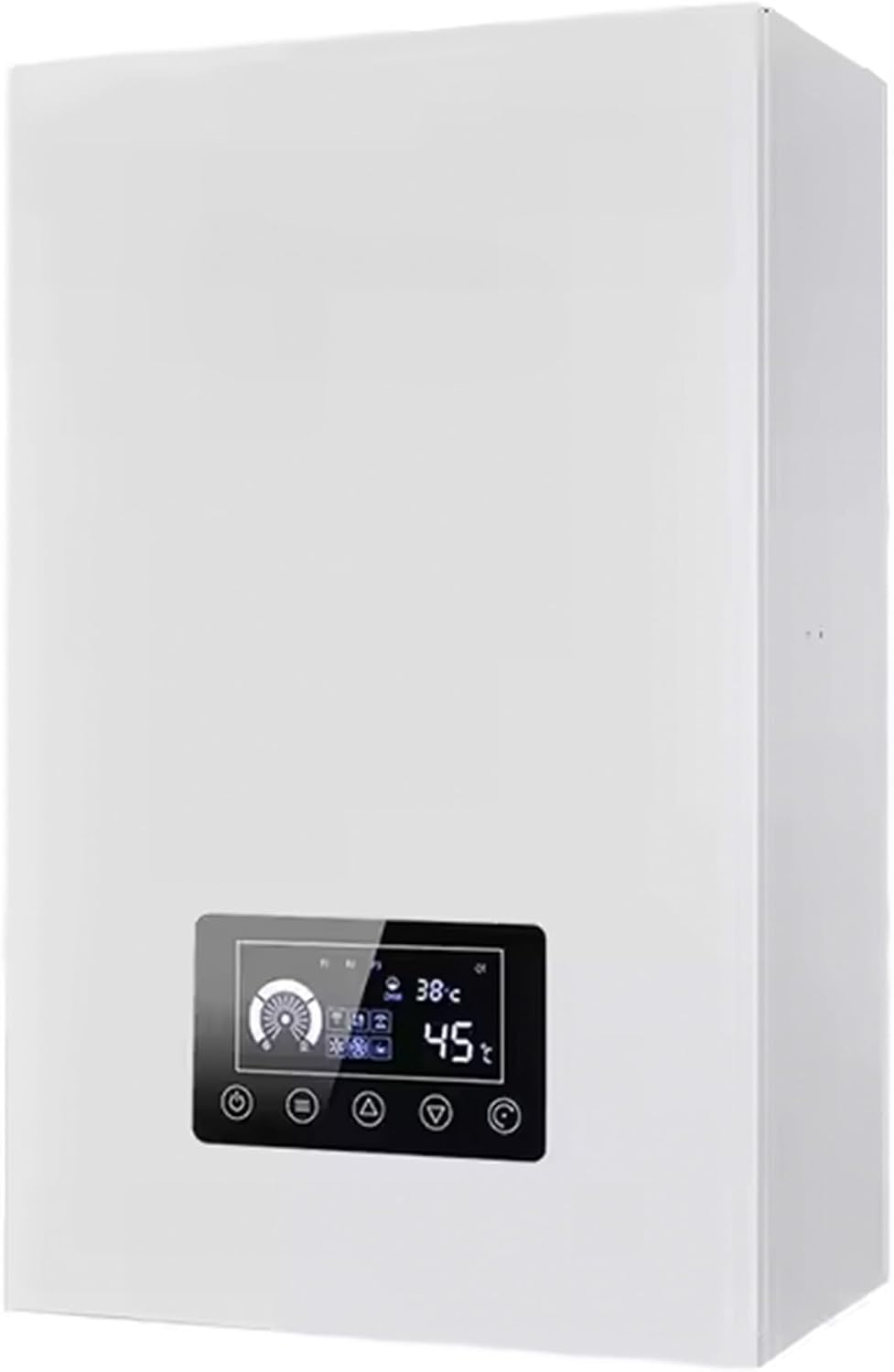 Sannover Chauffage aux combustibles solides, 7,5 kW, Noir, Chaudière Electrique Chauffage seul Volt Monophasé Triphasé
