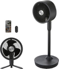 DIMPLEX ventilateur sur pied, 20 m, 36 dB, Noir, DUOCOOL Smart Ventilateur sans Fil 2-en-1, & de Table, Batterie 45 h