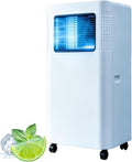 climatiseur portable LCAIHONG, 330 × 290 × 685 mm., grande unité de 1 HP., moins de 42 dB en mode sommeil., 8000 BTU, Noir, Silencieux