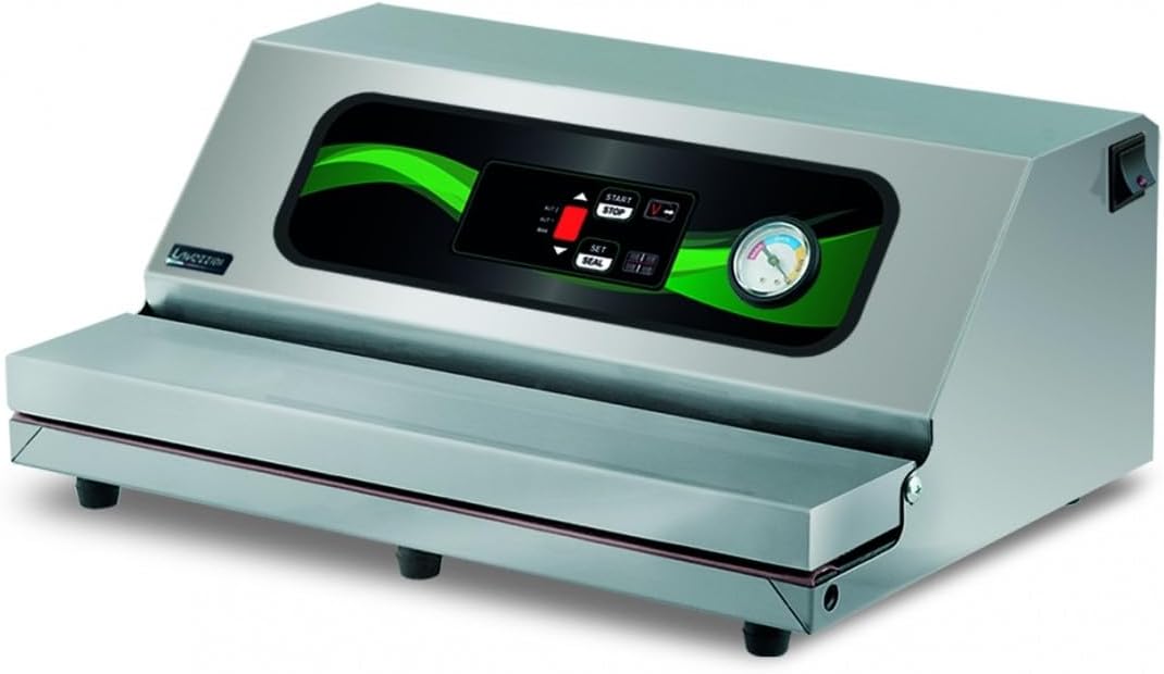 Lavezzini Appareils de mise sous vide, 0,45 kW, 400 mm, acier inoxydable, Noir, Machine Sous Vide Professionnelle - Barre de Soudure