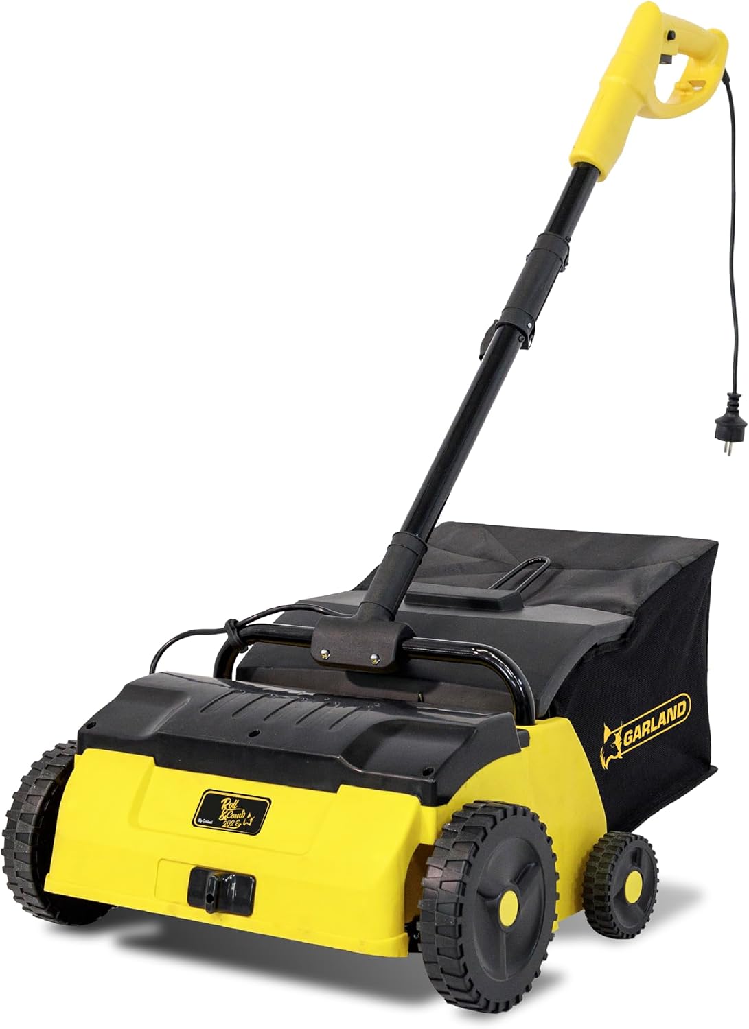 Garland Outillage de jardin motorisé, 400 W, 30 L, 30 cm, Noir, Roll&Comb 202E-V24, Balayeuse électrique 1 pour Gazon synthétique