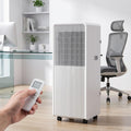 climatiseur portable JAVPTAV, 12000 BTU, Blanc, avec Oscillation à 120 °, télécommande, minuterie 24 Heures et kit de fenêtre