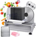 asdchZen trancheuse électrique, 200 W, Noir, Trancheuse À Viande, Trancheuse À Aliments, Coupe-Légumes, Trancheuse À Fromage Électrique