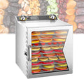 HTDRE déshydrateur alimentaire, 1000 W, Noir, professionnel pour 6/8/12 couches, minuterie 24 h, température maximale 90 °C (194 °F)