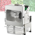 VFMVOYNZ trancheuse électrique, 200 W, 300 W, 200 kg, Argenté, Coupe-légumes professionnel, poivrons