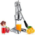 Presse presse-agrumes, Argenté/Orange/Vert, -agrumes manuel en acier inoxydable pour orange, citron vert
