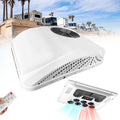 Cplsntaeam Climatiseurs, 12 V, 24 V, 48 V, 220 V, 115 V, Blanc, RV Climatiseur 2 en 1 RV Climatiseur de Toit