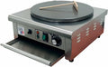 L2G Crêpières, 3 Kw, 230 V. MONO, 400 mm, Noir, Crêpière Electrique 1 Plaque en Fonte Adhésive