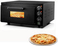 BDJSN four à pizza, 1800 W, 1800 W, acier inoxydable, Argenté, Professionnel Commercial, Machine À Pizza De Bureau En Acier Inoxydable